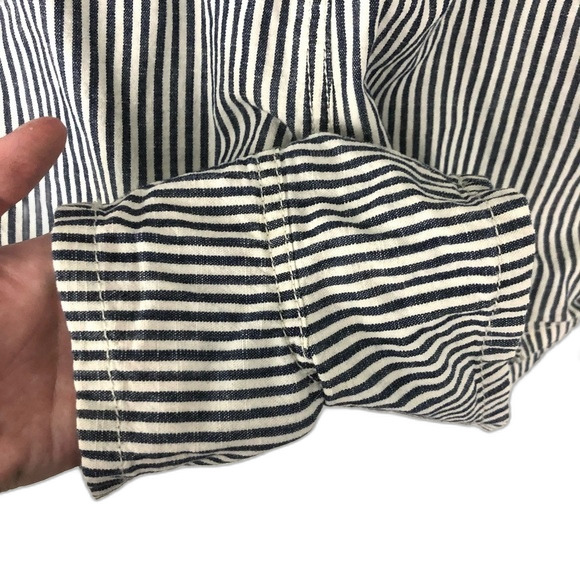 Madewell Chambray Striped Shorts NWT Size XXS - Picture 9 of 12